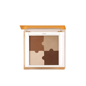 Palet Eyeshadow Grosir, Bubuk Eyeshadow Warna Bumi, Primer Makeup, Palet Makeup Abu-abu, Ringan, Hasil Halus - Product Image 3