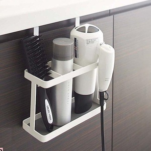 Support <span class=keywords><strong>mural</strong></span> multifonctionnel en métal <span class=keywords><strong>à</strong></span> un niveau, sans perçage, pour sèche-<span class=keywords><strong>cheveux</strong></span>, brosses, fers <span class=keywords><strong>à</strong></span> boucler et peignes – Style nordique pour chambre <span class=keywords><strong>à</strong></span> coucher - Product Image 1