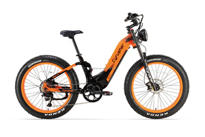 Cyrusher <span class=keywords><strong>Trax</strong></span> 2.0 52V Step-through Fatbike Air Shock Cadre en alliage d'aluminium Bafang Brushless Motor Lithium Battery Dropship Ebike - Product Image 2