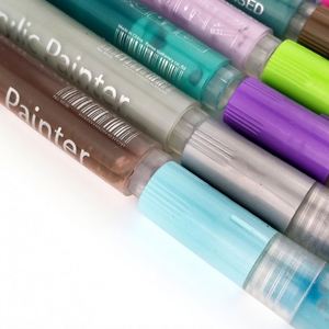Rotuladores de Pintura Acrílica de 28 Colores, Multi-Punta, para Arte, Decoración de Rocas, Resistentes al Agua, Metálicos, Permanentes, OEM - Product Image 5