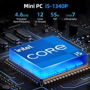 Ordenador Gamer Ddr5 16Gb Ram NVMe SSD 12Th 13th Gen Intel Core I5 1340P 1245U Box Win10 Win11 Gaming NUC Mini <span class=keywords><strong>Pc</strong></span> - Product Image 2