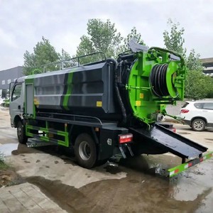 Camion de nettoyage des fosses septiques haute pression 4x2 6000 litres RHD/LHD, aspirateur manuel diesel, véhicules d'aspiration des eaux usées - Product Image 4