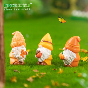 Nuevos Adornos Decorativos para Jardín en Miniatura Weijs, Muñecos en Miniatura con Hojas Caídas de Otoño, Accesorios Decorativos DIY - Product Image 2
