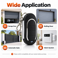 Télécommande ALUTECH AT-4N 433,92 MHz 4 boutons pour ouvre-porte de garage, transmetteur porte-clés à code d'apprentissage