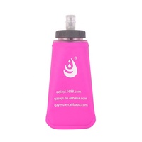 Bouteille d'eau pliable OEM/ODM 300ML 500ML en TPU avec valve à morsure rotative pour la course – Gourde souple pliable