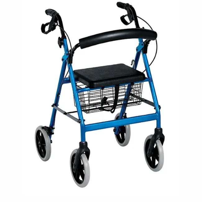 אלומיניום מתקפל rollator הליכון Rollator עבור נכים אנשים