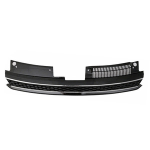 กระจังหน้ารถโฟล์คสวาเกน กอล์ฟ 6 GTI พร้อมขอบสีเงิน ช่องรับอากาศ สำหรับปี 2009-2013 ชุดแต่งอัพเกรด วัสดุ PC - Product Image 5