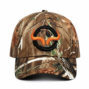Thêu Hunt Sun <span class=keywords><strong>hat</strong></span> ngụy trang màu xanh lá cây Mũ bóng chày với vải phổ biến tính năng hình ảnh thời trang Thiết kế mũ bóng chày - Product Image 1