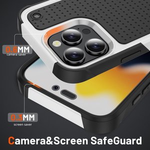 Custodia Ibrida Antiurto di Lusso in Plastica con Protezione <span class=keywords><strong>Fotocamera</strong></span> per <span class=keywords><strong>iPhone</strong></span> 17 Air 16 15 14 <span class=keywords><strong>13</strong></span> 12 11 Pro Max Plus - Product Image 5