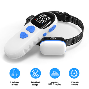 <span class=keywords><strong>Collar</strong></span> de descarga para perros, dispositivo de carga inalámbrica, antiladridos, entrenamiento remoto, vibración, 2600 pies, novedad - Product Image 2