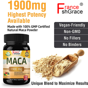 Cápsulas de polvo de raíz de maca de alta calidad 1900 mg Extracto de planta Suplemento de extracto de raíz de maca para el cuidado de la salud para adultos - Product Image 6