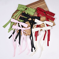 Populaire gland ruban arc épingle à cheveux cravate pince à cheveux pour les femmes doux mignon bec de canard pince fête cheveux accessoire