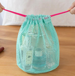 Uygun seyahat bakım çantası moda stil İpli örgü saklama çantası su geçirmez özelliği - Product Image 5