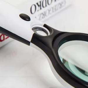 Portátil con 3 luces LED 3X 45X Lupa Lente Bolsillo Lupa de mano - Product Image 6