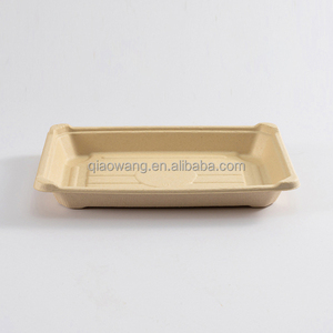 Sinh Thái Thân Thiện Dùng Một Lần Mía Bã Mía Sushi Khay Trong Suốt Nắp Tùy Chỉnh Ăn Trưa Hộp Đám Cưới Các Bên Bao Bì Thực Phẩm - Product Image 4