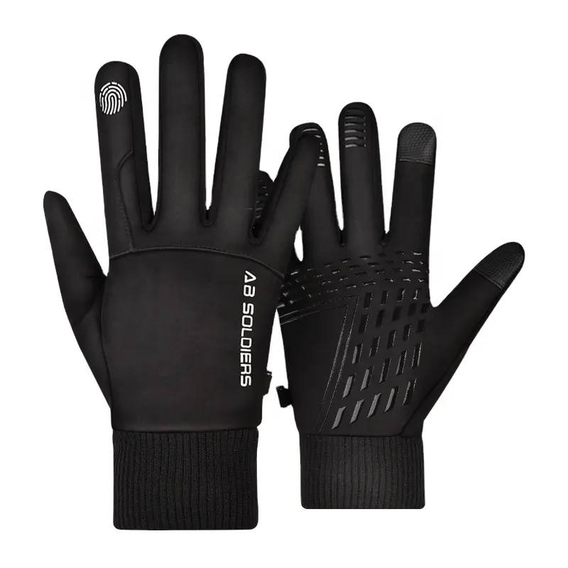 Guantes y manoplas impermeables de algodón con pantalla táctil para niños, para correr, deportes de invierno, golf, snowboard, esquí, motocicleta, venta al por mayor