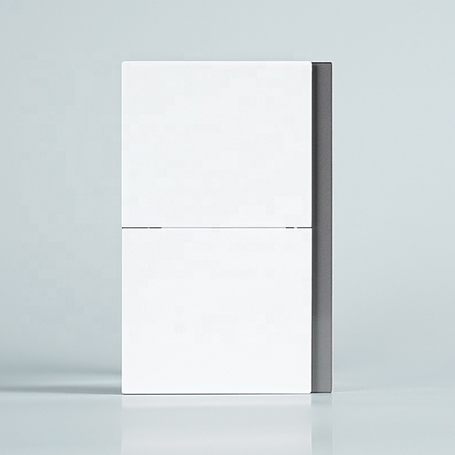Modern Glass Panel Light Switch Luxury Big Rocker Design 2 Gang 1 Way South America USA Wall On Off Switches