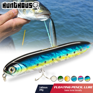 <span class=keywords><strong>Leurre</strong></span> en forme de crayon OEM 140 mm/29 g, flottant, pour la pêche en <span class=keywords><strong>surface</strong></span>, pour la pêche au black-bass, au <span class=keywords><strong>brochet</strong></span>, WTD, eau salée, longue portée - Product Image 1