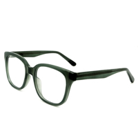 Lunettes de vue unisexes TR90 légères de luxe, monture rectangulaire pleine avec charnière à ressort, design imprimé or, tendance 2026, montures optiques personnalisables