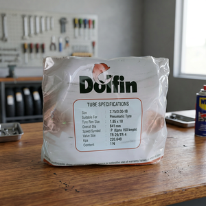 Dolfin Motorcycle Tube 2.50/2.75-18 | Premium Butyl Inner Tube | Heavy-Duty Two-Wheeler Tube | Model B018 | Punjab Origin | OEM - Product Image 4