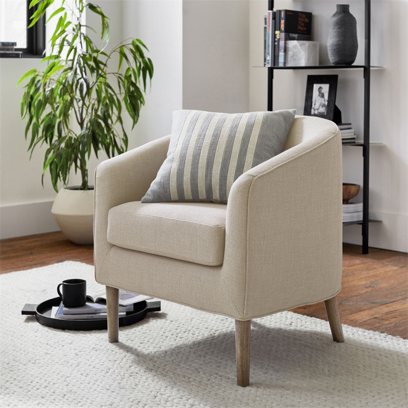 Luxury  Design Leisure Recliner Sofa Chair Living Room Furniture Modern Fabric Armchair Office Chair