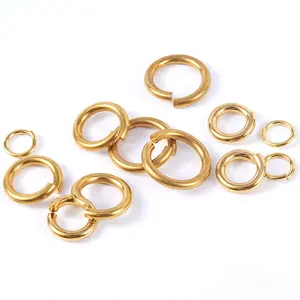 Wholesale Metal Open Jump Rings For Clip Clasp Lobster Clasp Jewelry Making Supplies Making Accessories Brass Open Jumping Ring