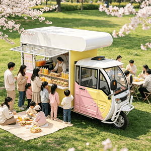 Comience un negocio móvil rentable en cualquier lugar con un remolque de café, <span class=keywords><strong>bar</strong></span> móvil, servicio de aperitivos, hot dogs y helados - Product Image 2