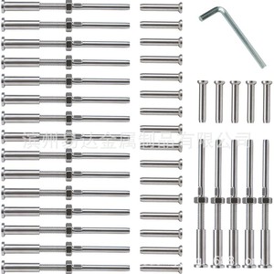 Ensemble de connecteurs de garde-corps en acier inoxydable 316, tendeur de câble hexagonal avec clé 18-20 mm - Product Image 1