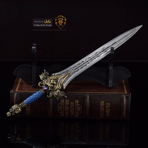 Warcraft 30cm arma grande Lane Kingdom espada Metal espada acero modelo artesanía cabeza de león espada Frostmourne Ash - Product Image 6