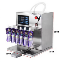 Machines de remplissage semi-automatiques |   Machine de remplissage de liquides compacte de bureau avec pompe quantitative pour sachets souples