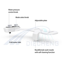 DIECHENG Bidet mural combiné moderne en ABS pour hôtel avec jet vertical