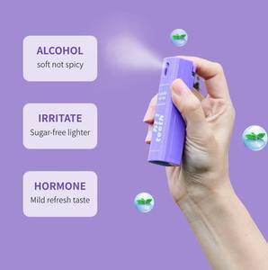 थोक 10 मिलीलीटर पोर्टेबल मुंह फ्रेशर प्राकृतिक फल स्वाद लंबे समय तक चलने वाली ताजा सांस यात्रा आकार मुंह स्प्रे - Product Image 6