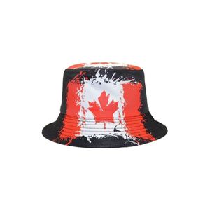 Gorro Reversible con Estampado de Bandera de Canadá para Fanáticos del Fútbol, Unisex - Product Image 3