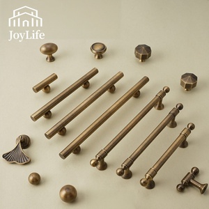 JOYLIFE New Chinese Vintage Pulls Furniture Hardware Wardrobe Shoe Cabinet Drawer <strong>Door</strong> Handles Home Interior Decoration - Product Image 1