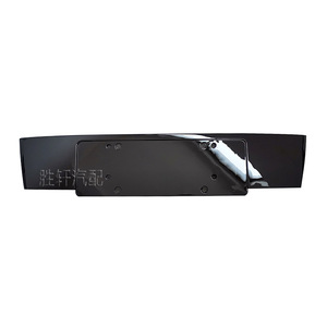 Cadre de plaque d'immatriculation avant Audi Q7 2006-2015, type encastré en plastique, distance entre les trous de 205 mm - Product Image 1