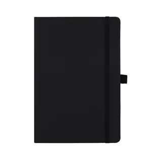A5 Custom Stationery New Design Luxury Pu Leather Material Cover Leather Binding Elastic Strap Book With Logo