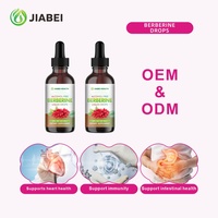 Gouttes de berbérine personnalisées en usine OEM/ODM, compléments alimentaires à base de plantes personnalisés pour soutenir l'immunité et la santé intestinale des adultes