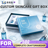 Boîte cadeau rigide en carton blanc avec couvercle rabattable, emballage personnalisé pour les acheteurs en gros de produits de soin de la peau, OEM ODM