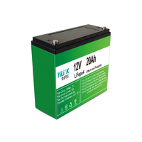 Produsen baterai YiLink kualitas tinggi baterai Lifepo4 20ah 12V baterai Lithium