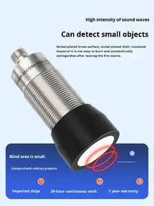 उच्च परिशुद्धता आयातित ई-प्रमाणित चिप छोटी वस्तुओं का पता लगा सकती है अल्ट्रासोनिक रेंज सेंसर स्विच 1 - 6 मीटर - Product Image 3