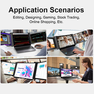 2026 Triple Screen Laptop Monitor IPS FHD Plug and Play Expandable Travel Portable Dual Monitor Setup for Laptop - Product Image 6