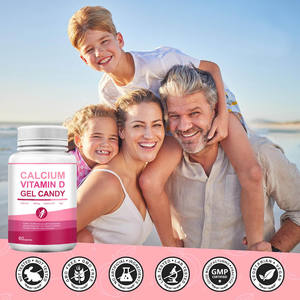Caramelo de goma OEM ODM personalizado etiquetado privado mejor sabor calcio vitamina D3 para niños y adultos - Product Image 2