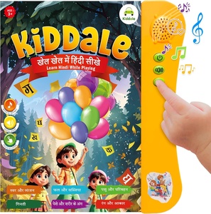<span class=keywords><strong>Libro</strong></span> de Sonidos para Aprender Hindi, <span class=keywords><strong>Libro</strong></span> Interactivo para Escuchar y Aprender Hindi KaKha Ga, Números, Frutas, Verduras, Partes del Cuerpo, Formas y Colores - Product Image 2