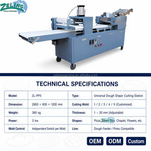 Machine universelle <span class=keywords><strong>de</strong></span> découpe et <span class=keywords><strong>de</strong></span> façonnage <span class=keywords><strong>de</strong></span> pâte, équipement personnalisable pour la production <span class=keywords><strong>de</strong></span> pizzas, roti, chapati et pâtisseries - Product Image 6