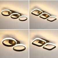 Applique murale LED nordique moderne et créative en fer forgé pour couloir, balcon, vestiaire, salon et entrée