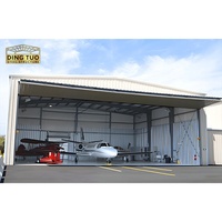 Hangar en acier préfabriqué de grande portée, structure en acier robuste ASTM de haute qualité, personnalisation privée exclusive de luxe