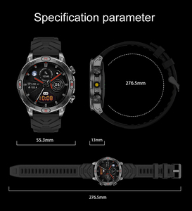 2025 Kc86 Sport Smart Watch Ai Voice Assistant 1,43 ''AMOLED 466*466 Monitor de ritmo cardíaco a prueba de agua Smartwatch para Android Ios - Product Image 4