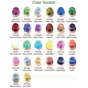 Hochwertiger Umweltfreundlicher Handgemachter Mehrfarbiger Feiner Glitzerkleber DIY Stickles 18ml für Scrapbooking - Product Image 3