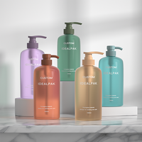 Récipient de shampooing de grande capacité 1000ml bouteilles de gel douche en plastique vides personnalisées bouteille d'emballage