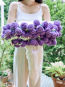 <span class=keywords><strong>Couverture</strong></span> de bouquet de fleurs <span class=keywords><strong>au</strong></span> <span class=keywords><strong>Crochet</strong></span> légère et super douce créative faite à la main <span class=keywords><strong>pour</strong></span> cadeaux Textiles de maison SW - Product Image 5
